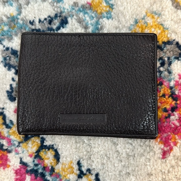 Ermenegildo Zegna Other - Ermenegildo Zegna Dark Brown Pebbled Leather Billfold